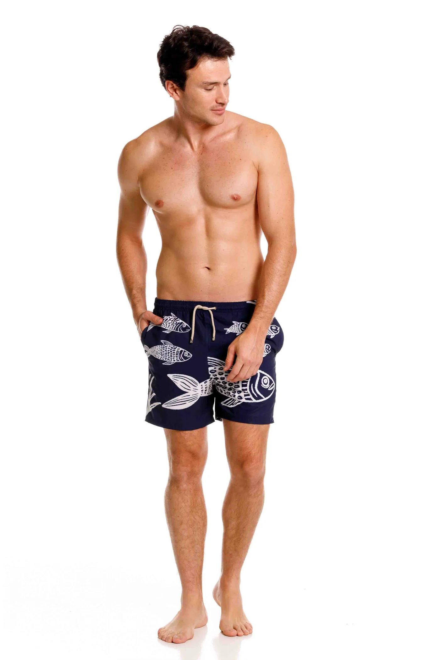 Pantaloneta Fisherman Dark Blue – foto 4